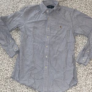 Mens Ralph Lauren long sleeve button down dress casual shirt